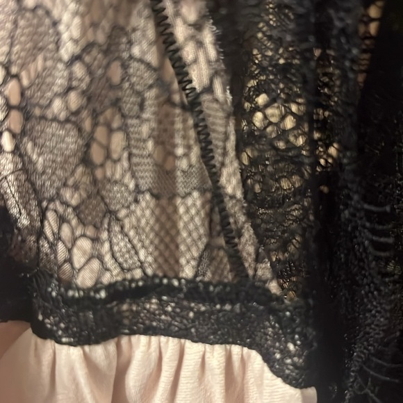 NWOT By Anthropologie Sleeveless V-Neck Lace Wrap Midi Dress - Picture 9 of 10